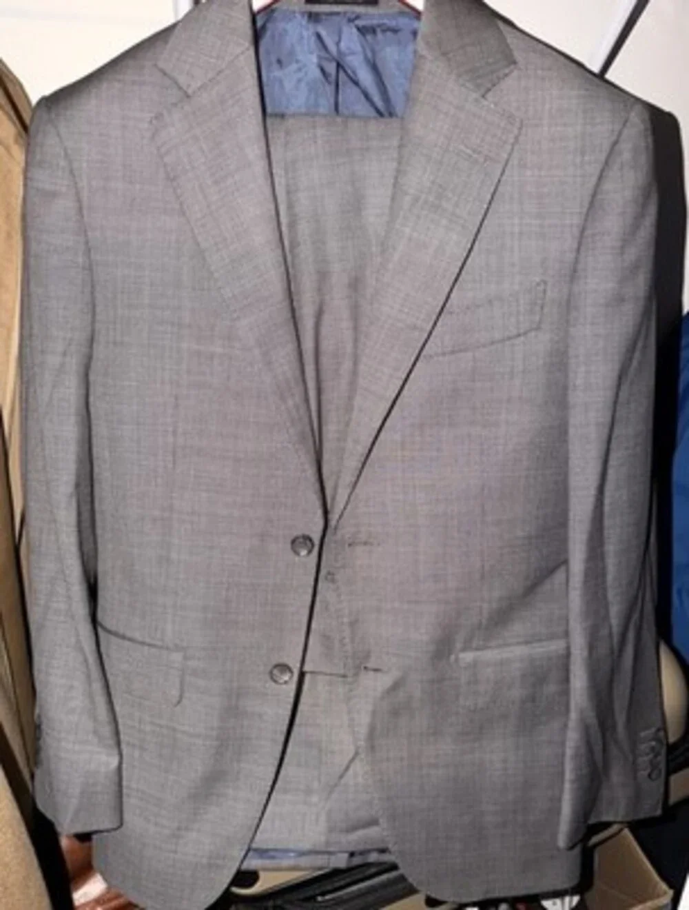 SuitSupply Zignone Tropical Wool 2 Piece Suit 34R 30x32